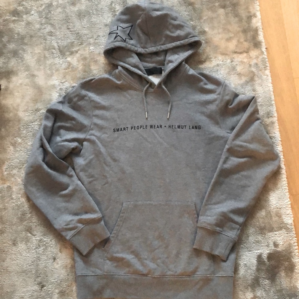 Helmut Lang Grey Hoodie